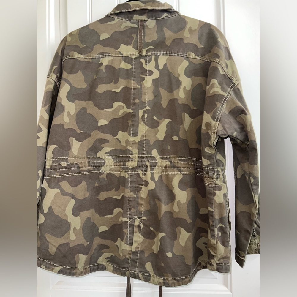 New✨Anthropologie Marrakech Camouflage Anorak Camo Jacket - Picture 8 of 11